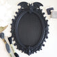 Gothic Bat Cross Stitch Frame, 14 Count Built-In Grid, No Hoop Needed, 82x60 Stitches