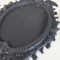 Gothic Bat Cross Stitch Frame, 14 Count Built-In Grid, No Hoop Needed, 82x60 Stitches