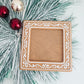Gingerbread Christmas Cross Stitch Frame, 14 Count Built-In Grid, No Hoop Needed